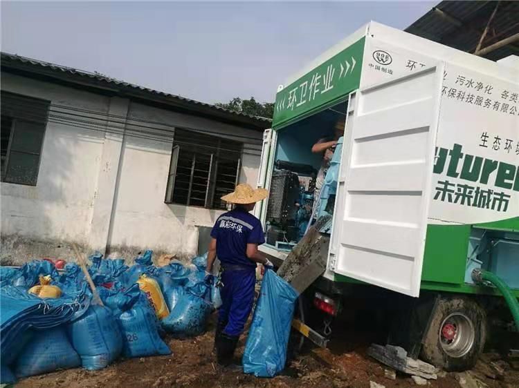 全州工业污泥压干处理